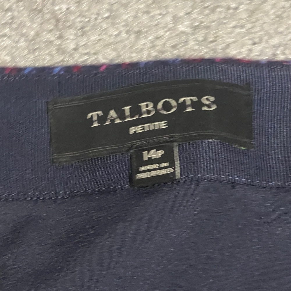 NEW! Talbots Plaid Button-Accent Skirt - Picture 3 of 4